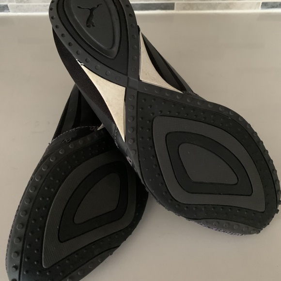 Puma Asha Alt 2 Ballet Flats Slip-On Shoes sz 9 Purplish-grey/Black - Picture 2 of 4